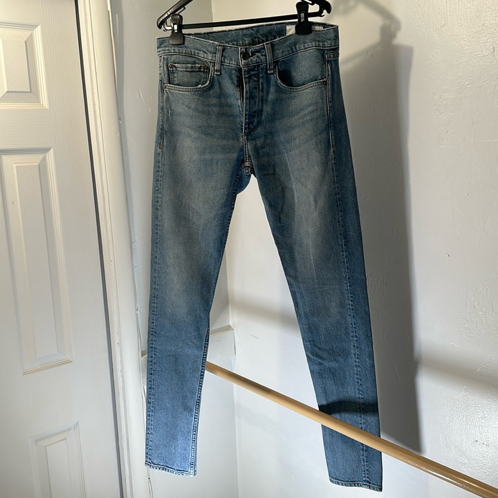 Rag and Bone Men’s Fit 1 Extra Slim Size 32W Blue Jean